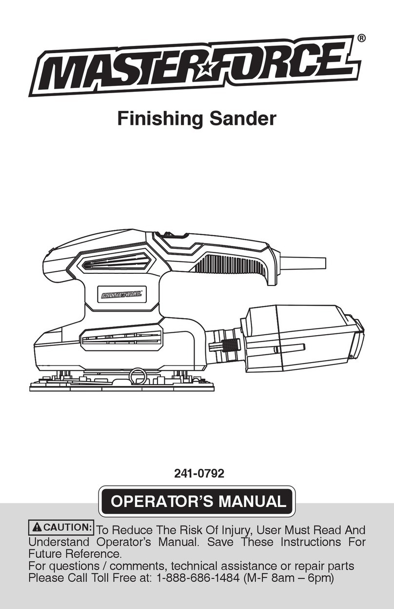 MasterForce 241-0792 User manual
