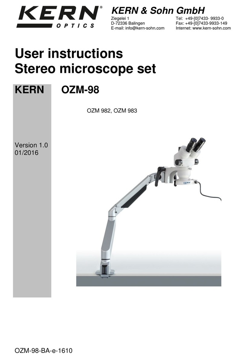 KERN Optics OZM-98 Series User manual