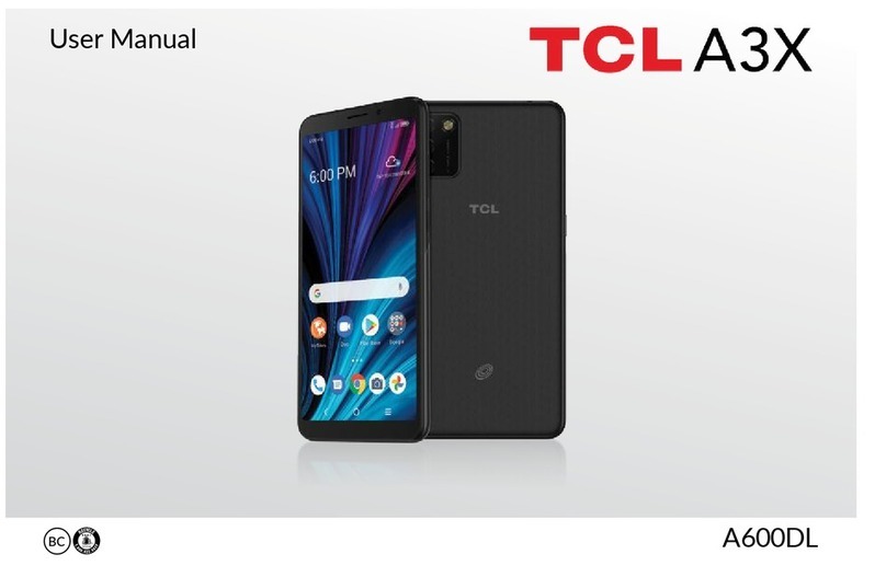 TCL A3X User manual