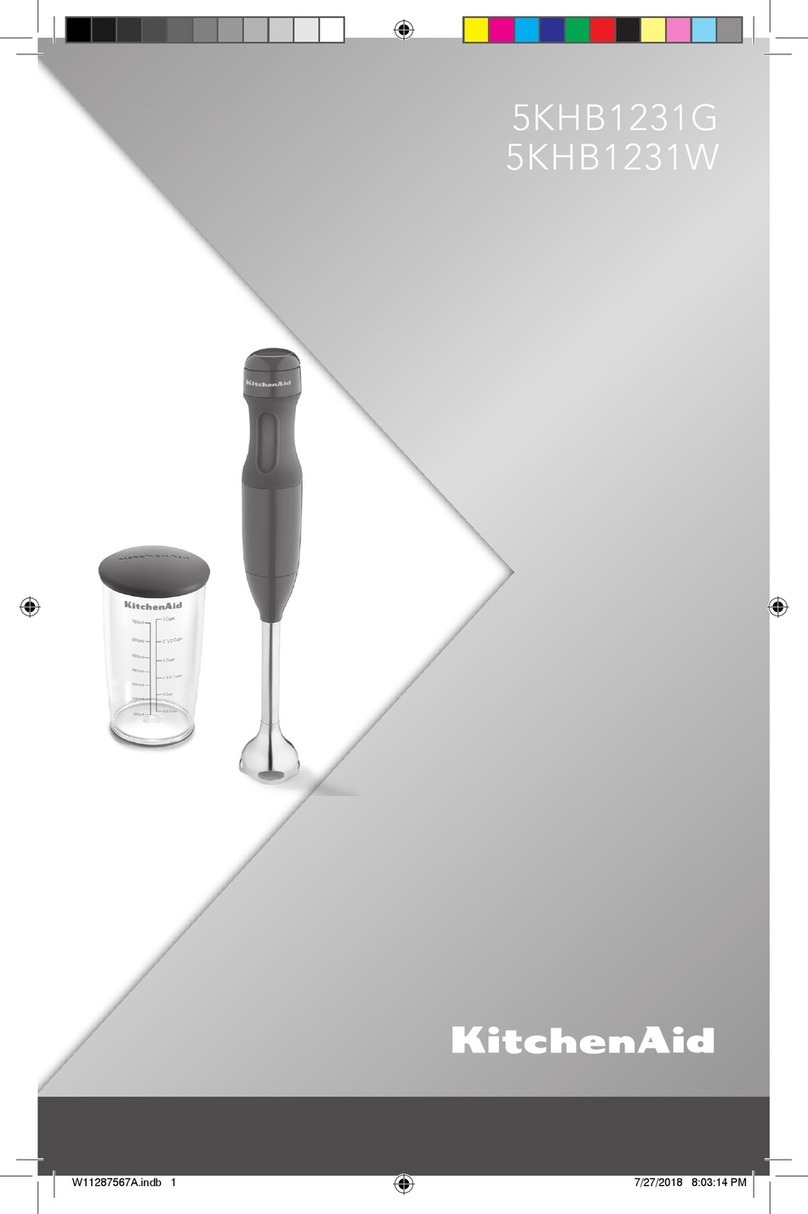 KitchenAid 5KHB1231G Installation instructions