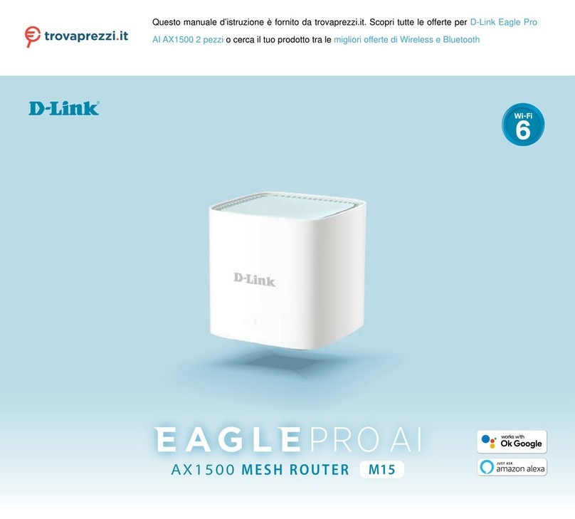 D-Link EAGLE PRO AI AX1500 M15 User manual