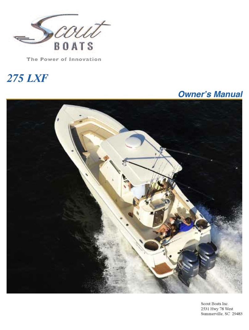 Scout Boats 275 LXF owner's manual Scout Boats 275 LXF owner's manual