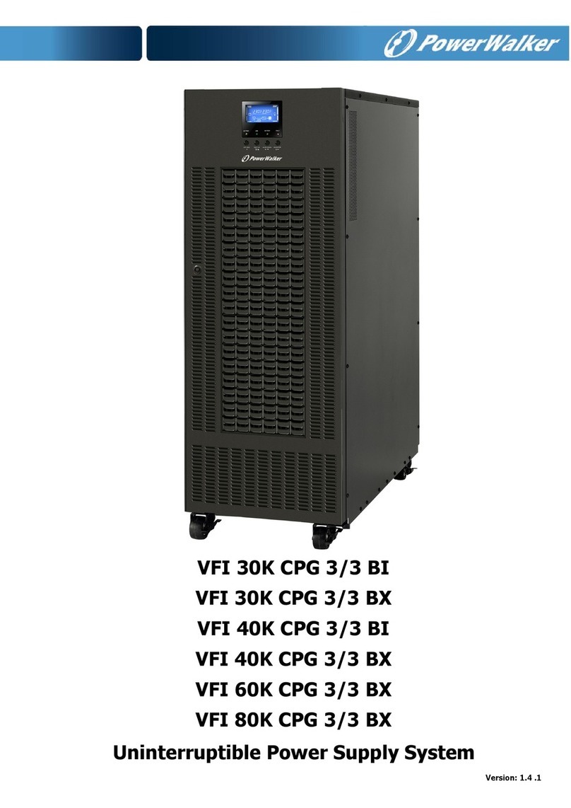 PowerWalker VFI 60K CPG 3/3 BX instructions