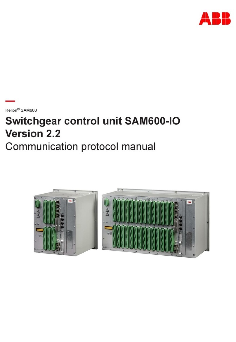 ABB Relion SAM600 Communication protocol manual