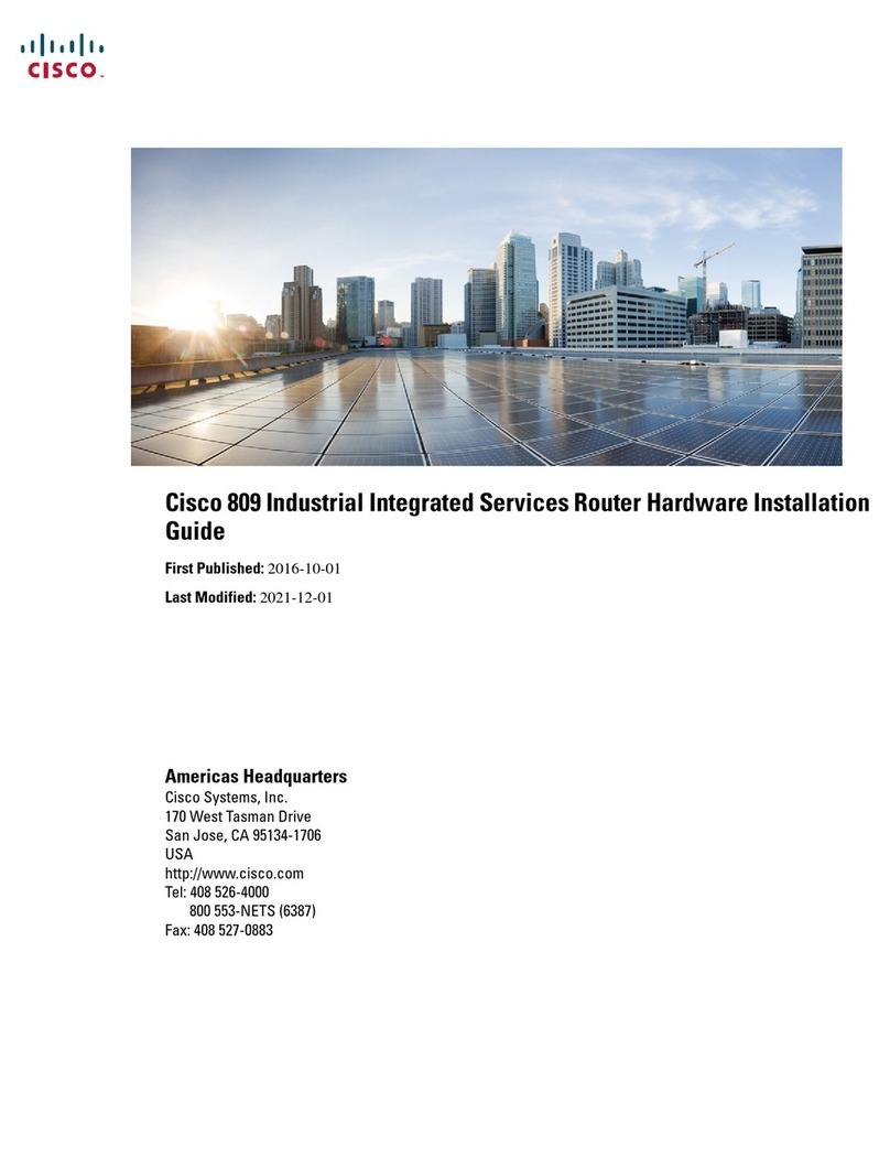 Cisco 809 Manual