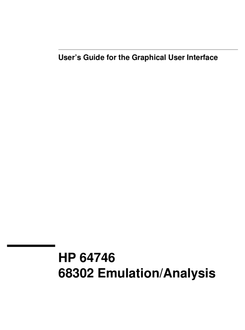 HP 64746 User manual HP 64746 User manual
