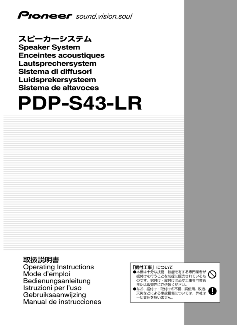 Pioneer PDP-S43-LR operating instructions