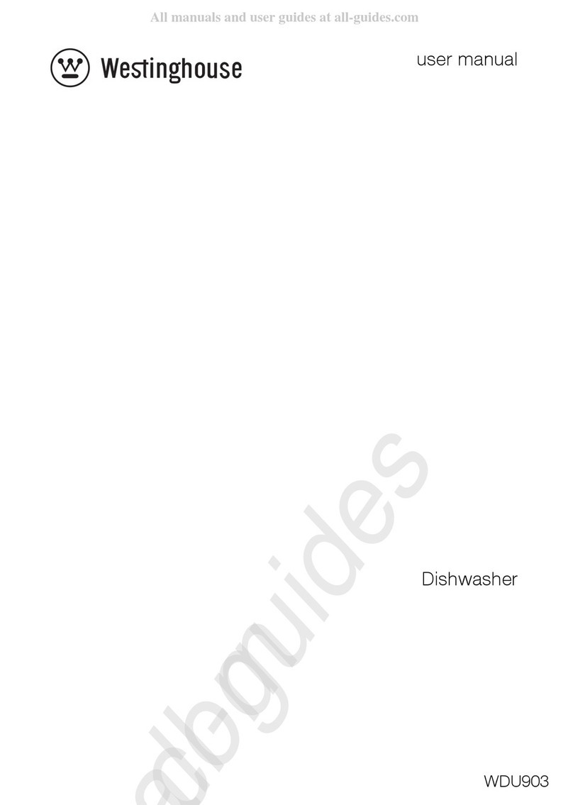 Electrolux Westinghouse WDU903 User manual