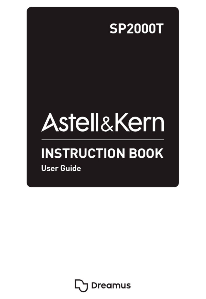 Dreamus Astell&Kern SP2000T Instruction book