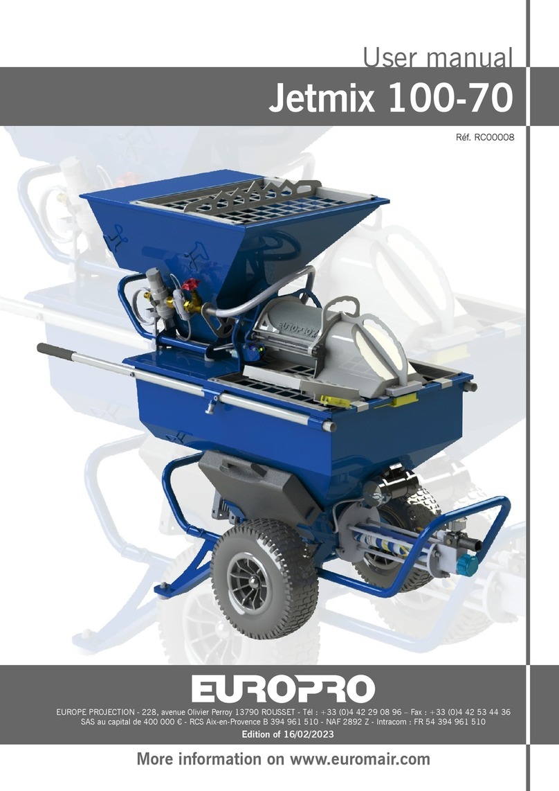 EUROPE PROJECTION Jetmix 100-70 user manual EUROPE PROJECTION Jetmix 100-70 user manual