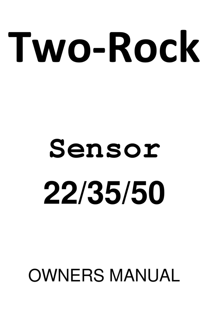 Two-Rock Sensor 22 owner's manual