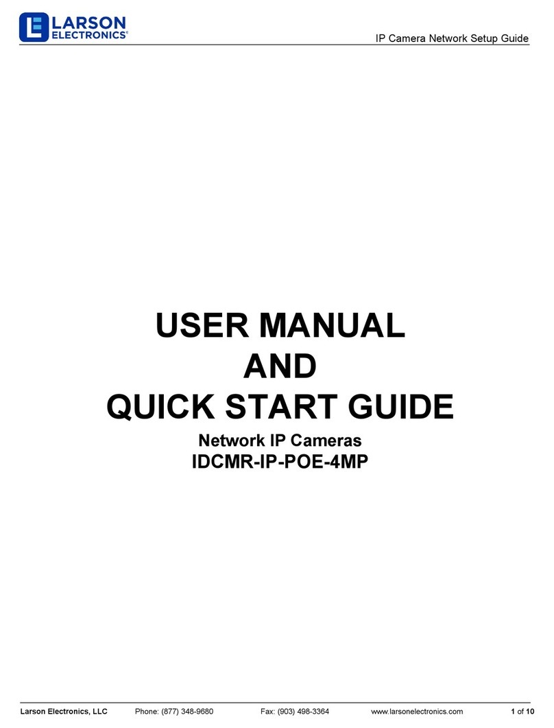 Larson Electronics IDCMR-IP-POE-4MP User manual