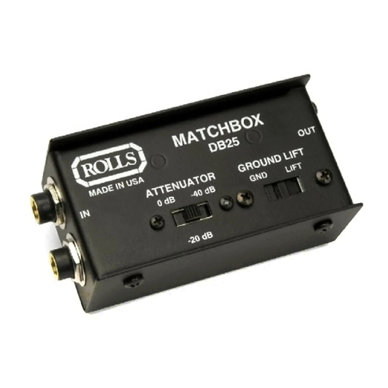 Rolls DB25 user manual