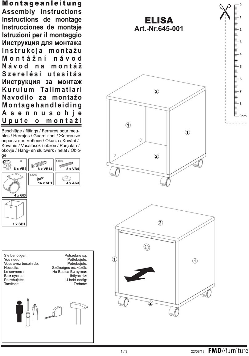 FMD Furniture ELISA 645-001 Assembly instructions