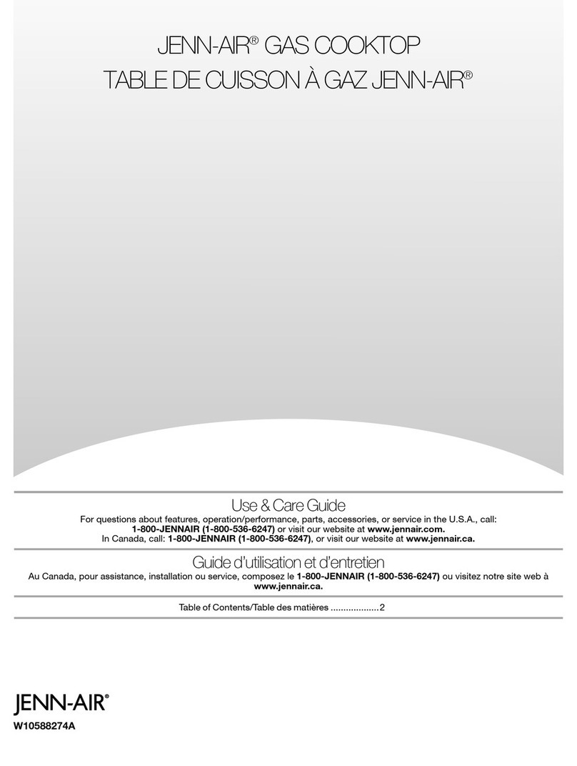 Jenn-Air JGC7530BP Use & care guide
