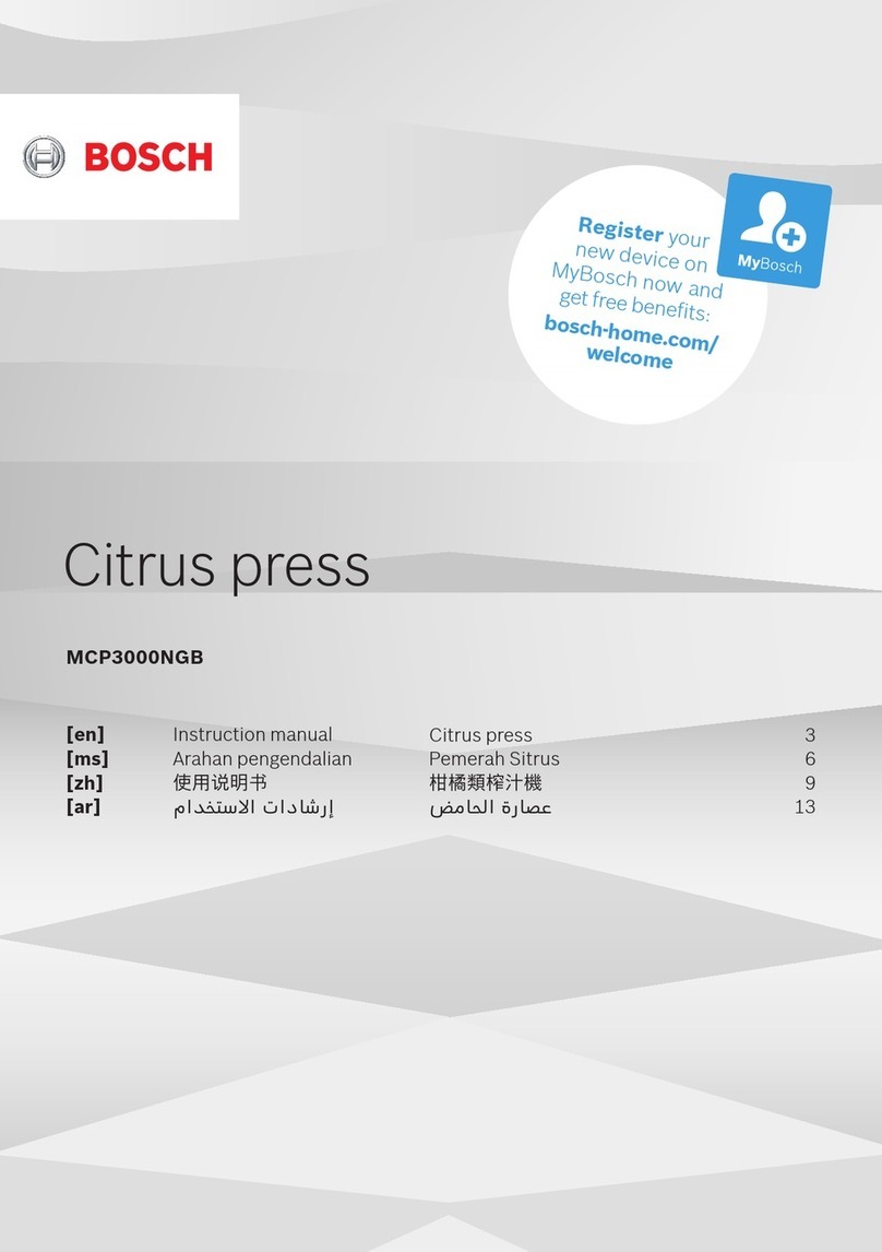 Bosch MCP3000NGB User manual