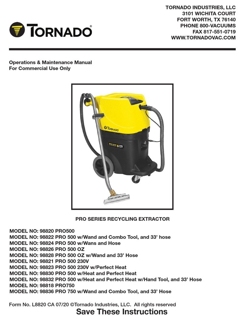 Tornado PRO 500 Operation & maintenance manual
