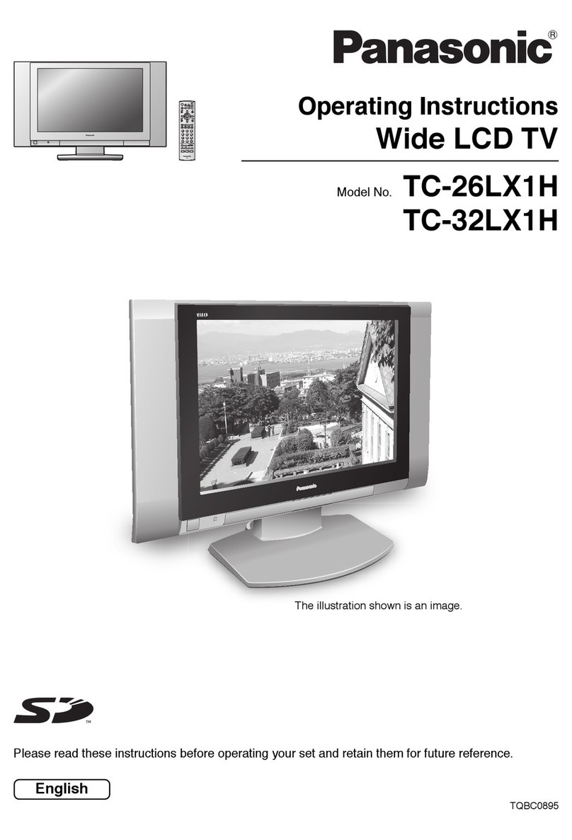 Panasonic TC-26LX1H User manual