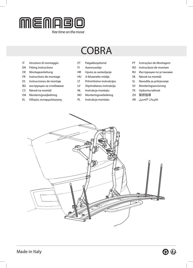 Menabo COBRA Fitting instructions