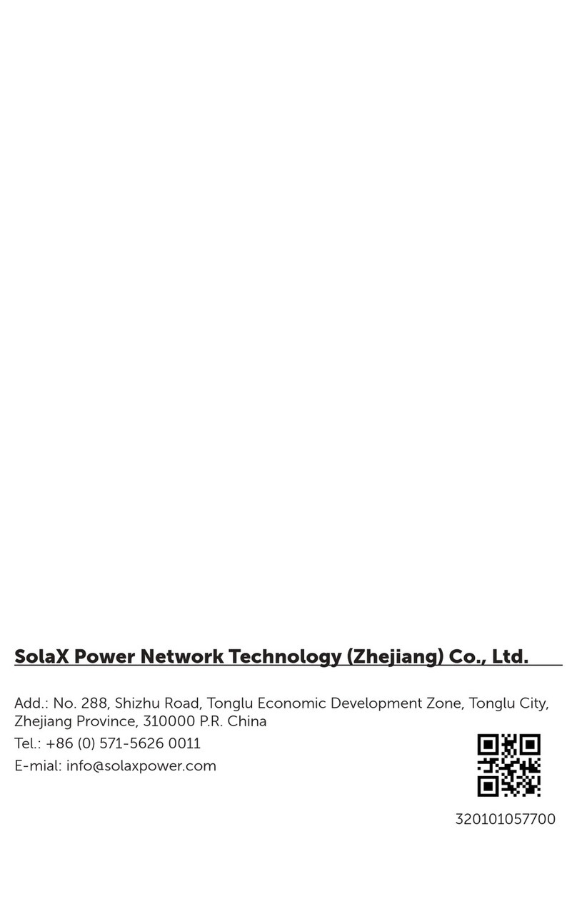 SolaX Power TBMS-MCS0800 user manual