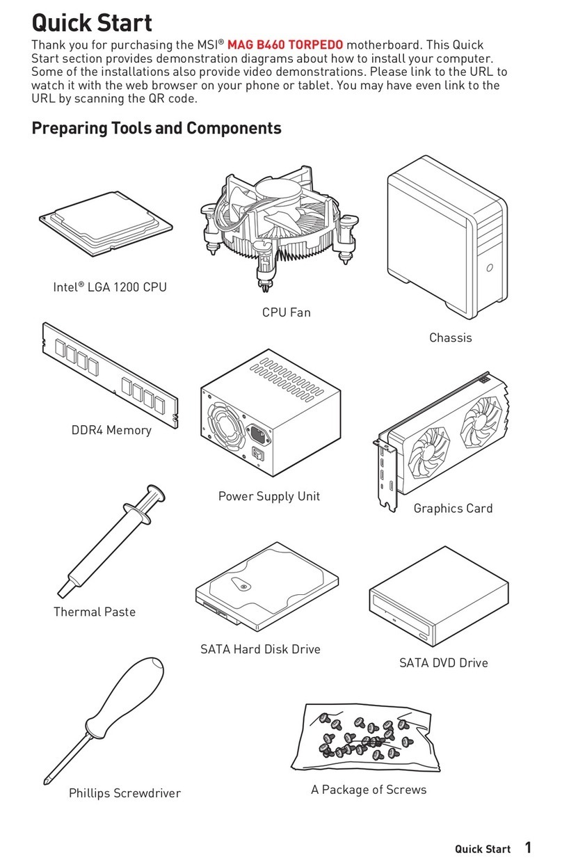 MSI MAG B460 TORPEDO quick start