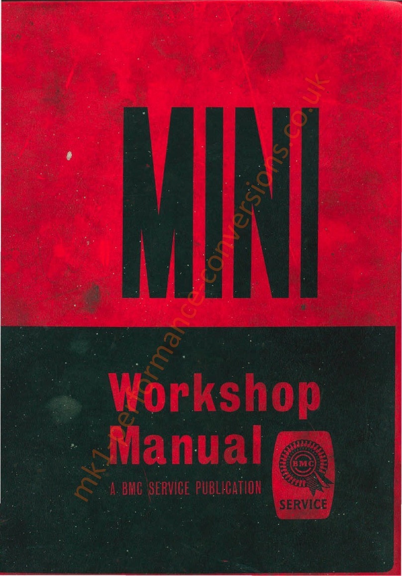 BMW Mini-Cooper 1968 Instruction manual BMW Mini-Cooper 1968 Instruction manual