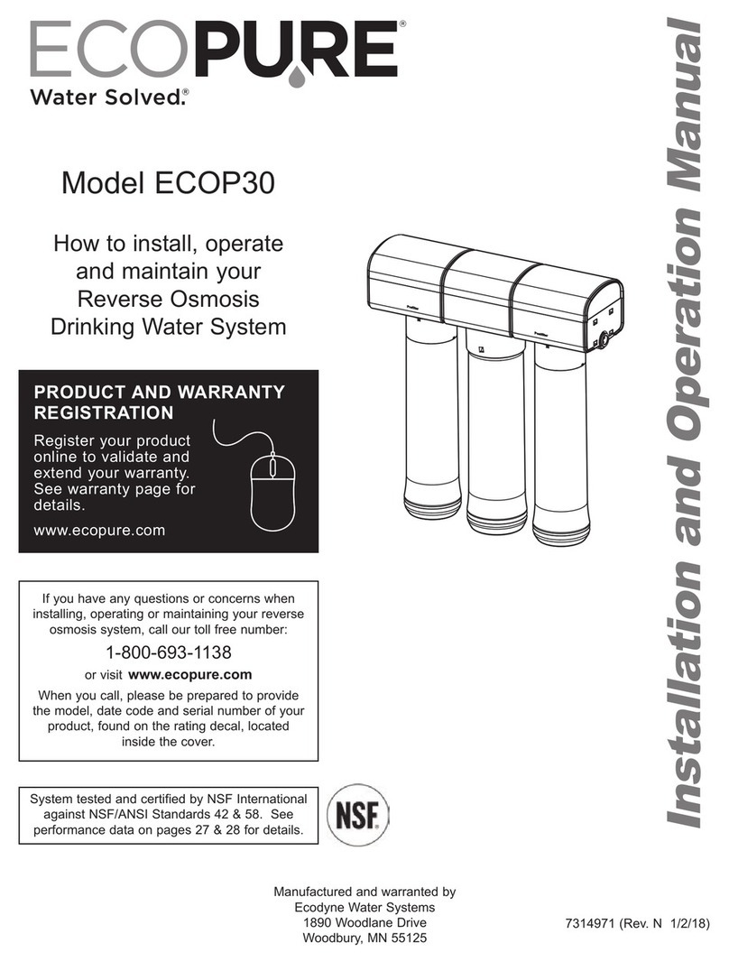 Eco Pure ECOP30 User manual
