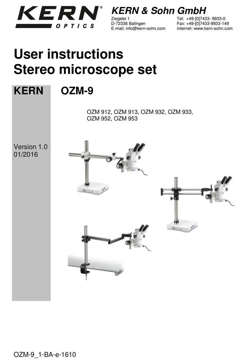 KERN Optics OZM-9 Series User manual