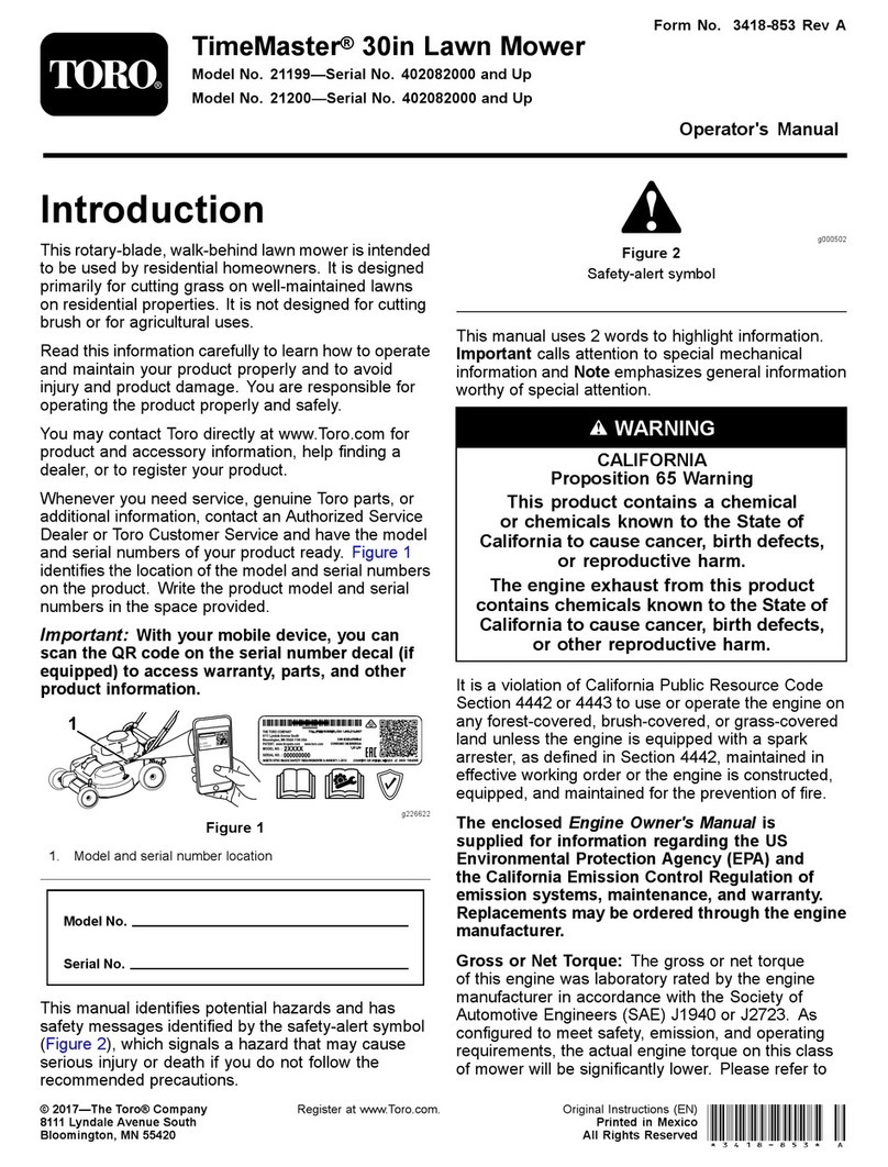 Toro TimeMaster 21200 User manual