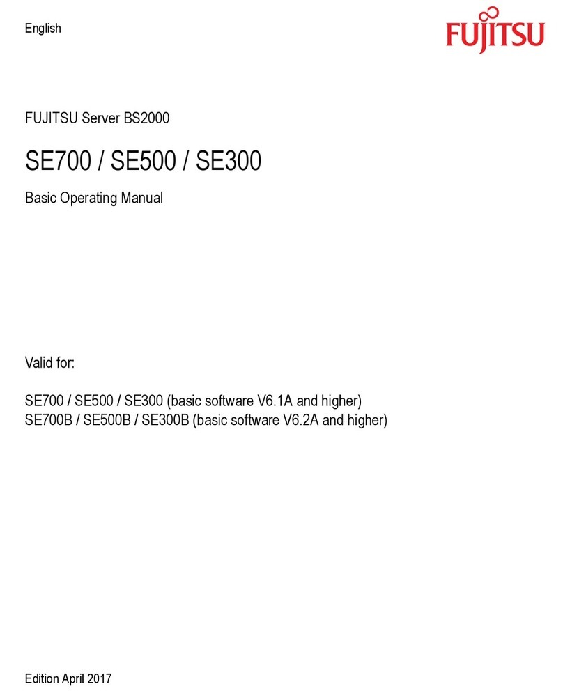 Fujitsu SE500 User manual