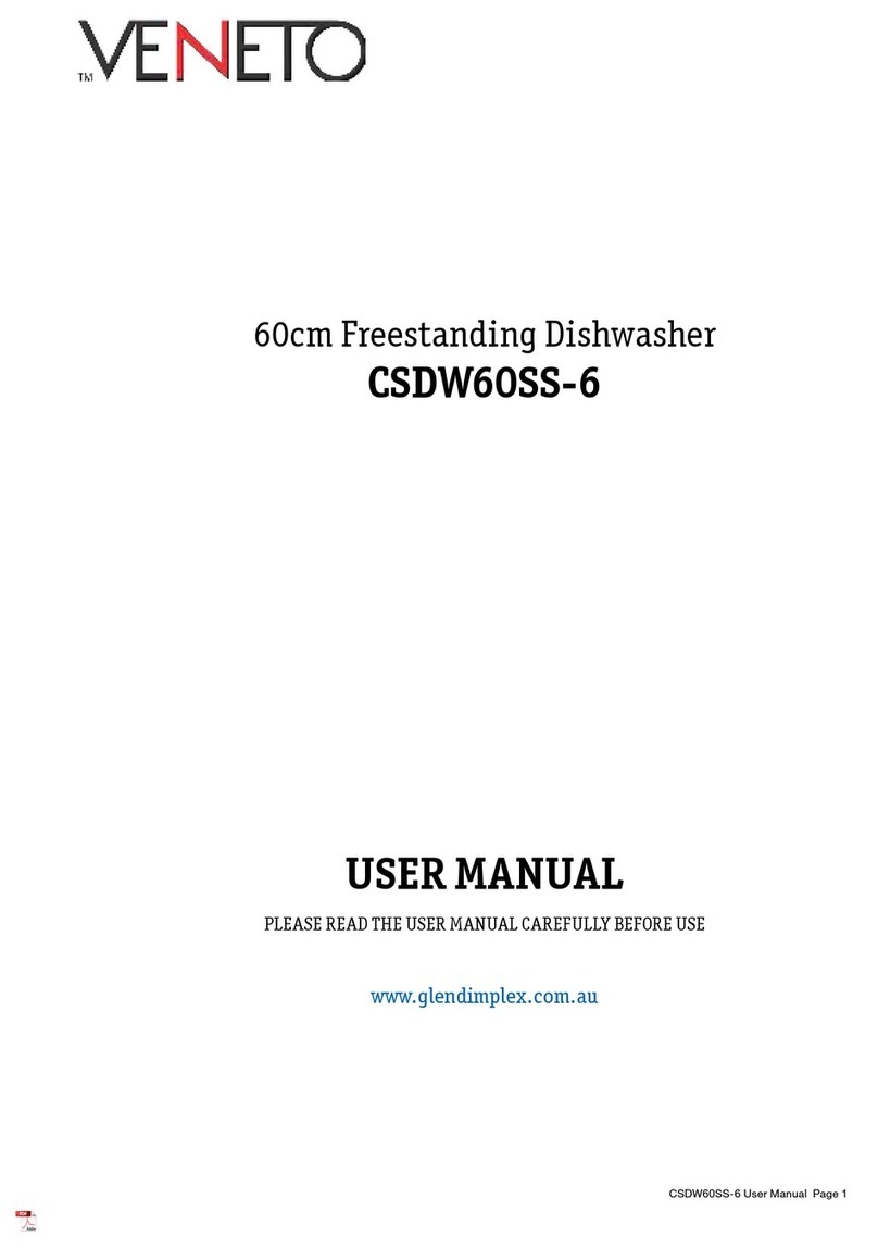 Veneto CSDW60SS-6 user manual