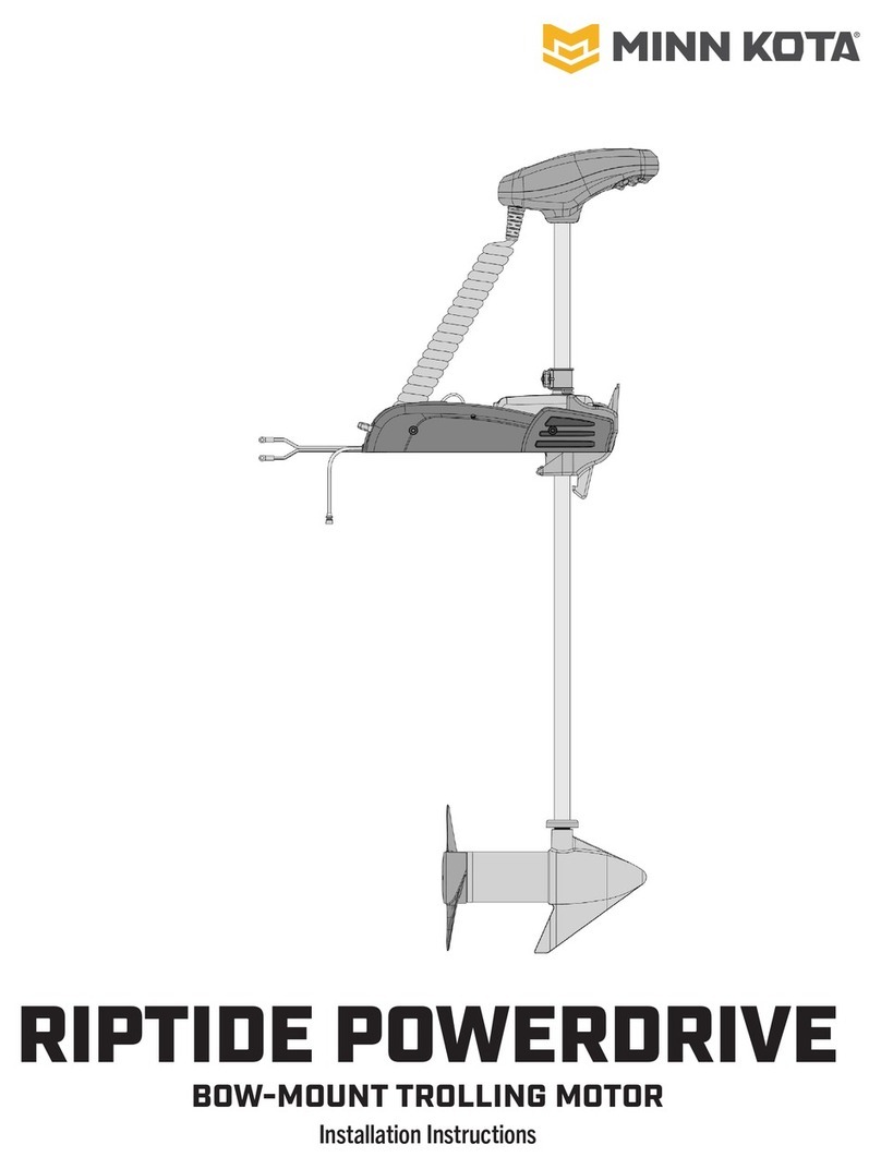 MINN KOTA RIPTIDE POWERDRIVE installation instructions