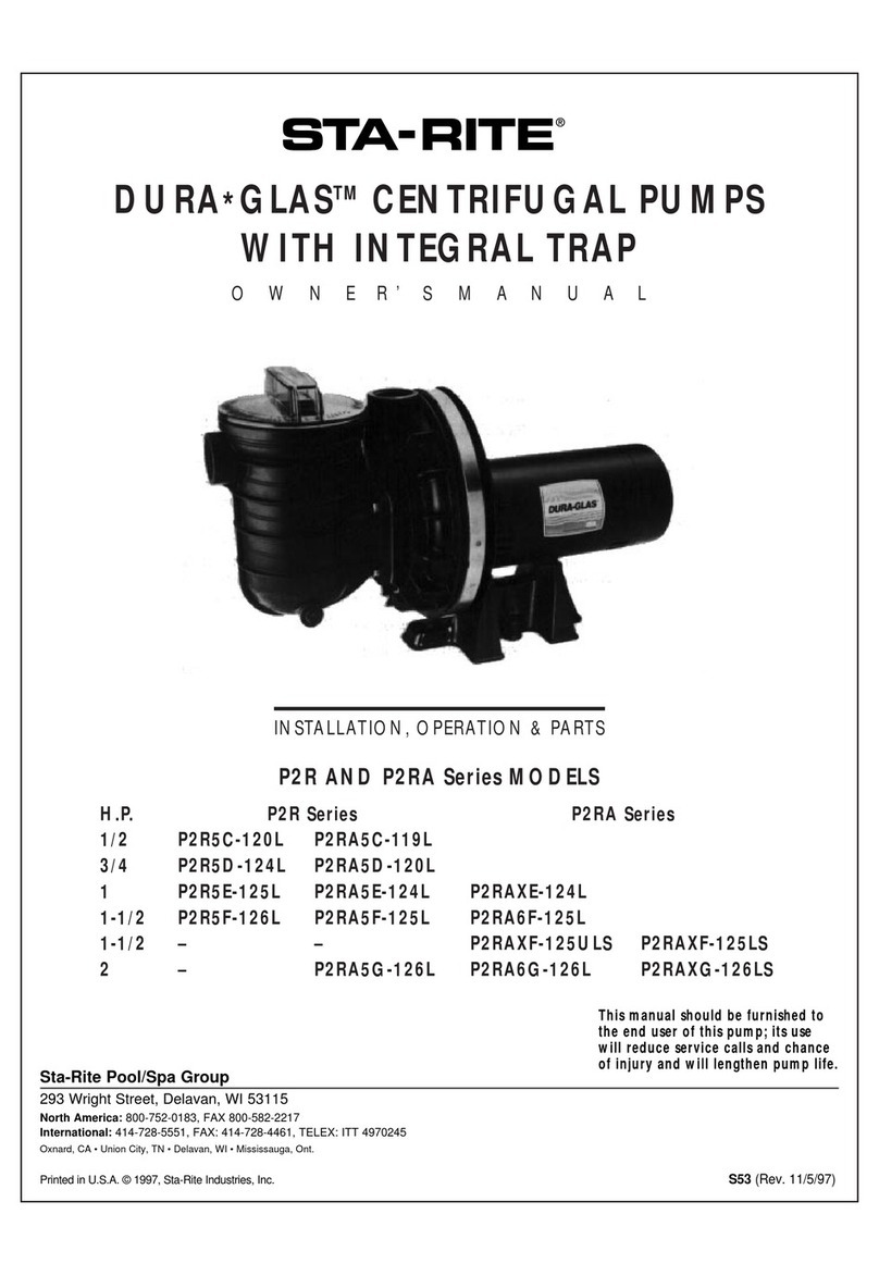 STA-RITE DURA-GLAS P2R Series Guide