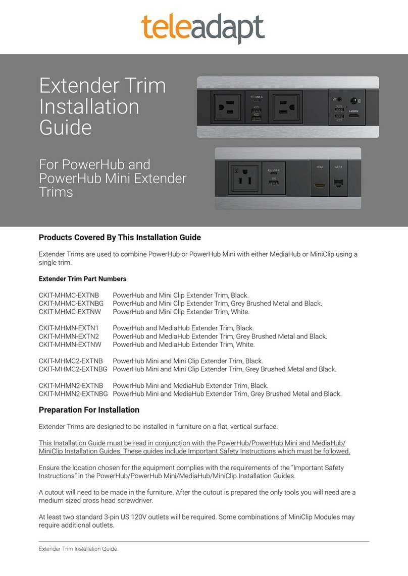 TeleAdapt PowerHub User manual TeleAdapt PowerHub User manual