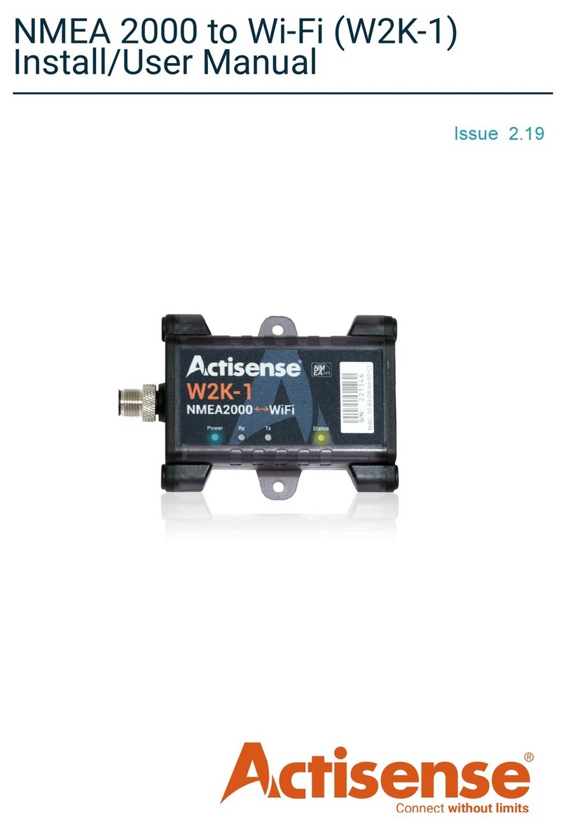 Actisense W2K-1 Install and user manual