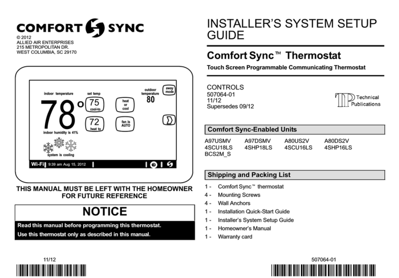 Comfort Sync A97USMV User manual