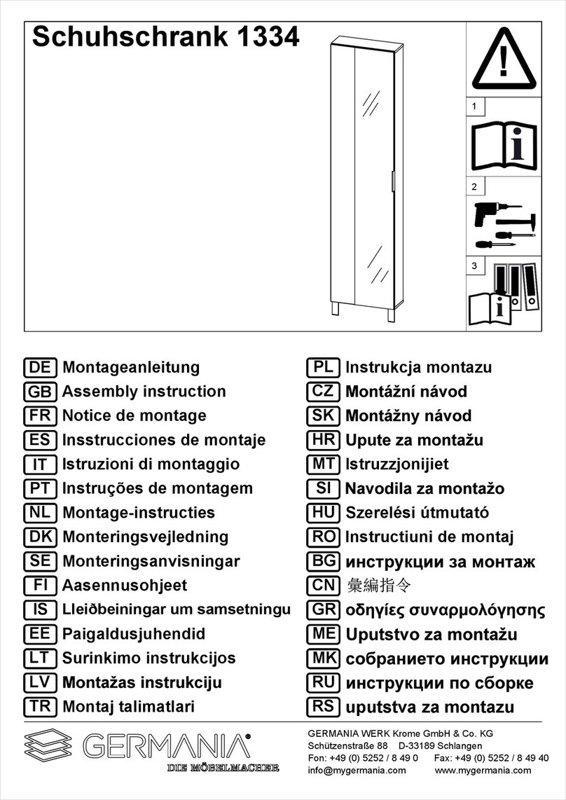 Germania 1334 Assembly instruction Germania 1334 Assembly instruction