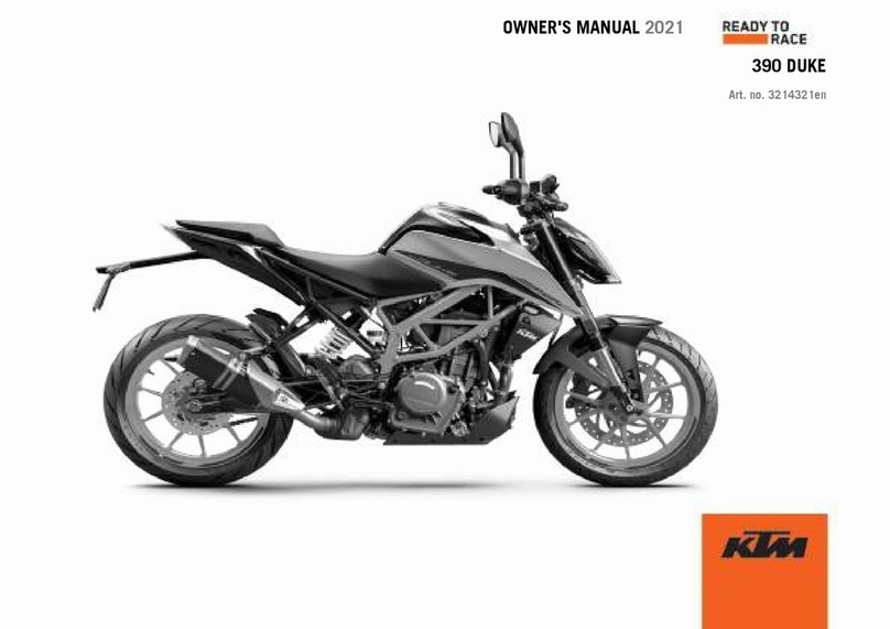 KTM 390 DUKE 2021 owner's manual