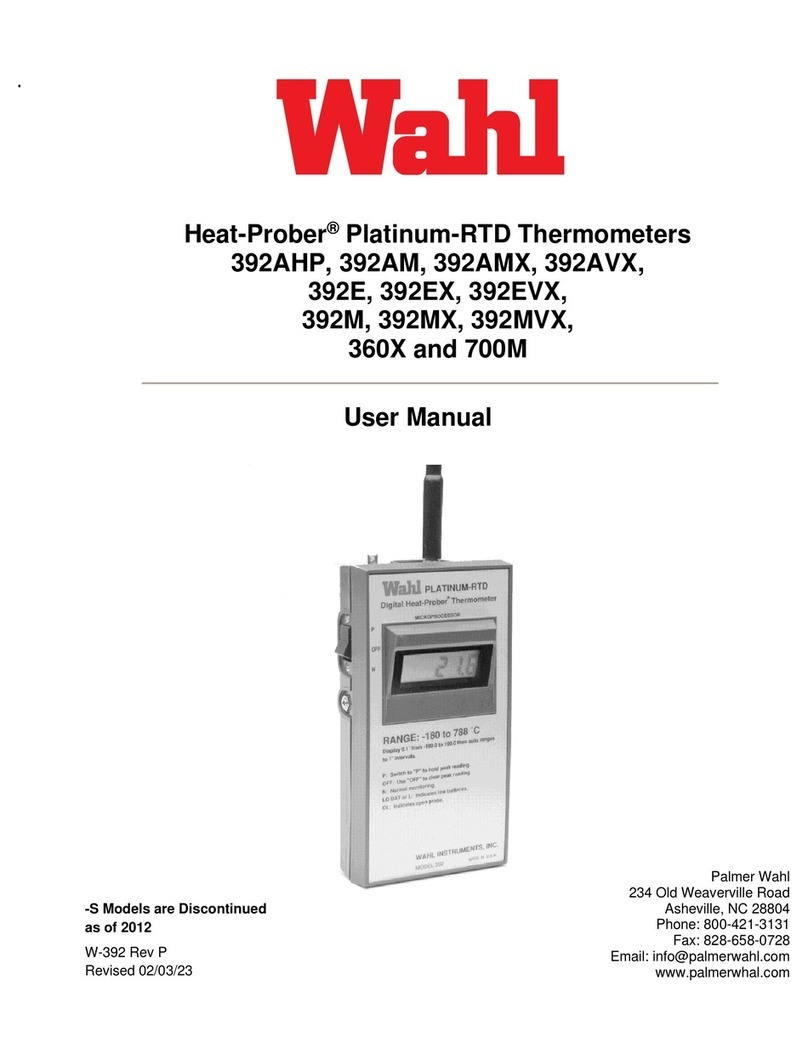 Wahl Heat-Prober 392AHP User manual Wahl Heat-Prober 392AHP User manual