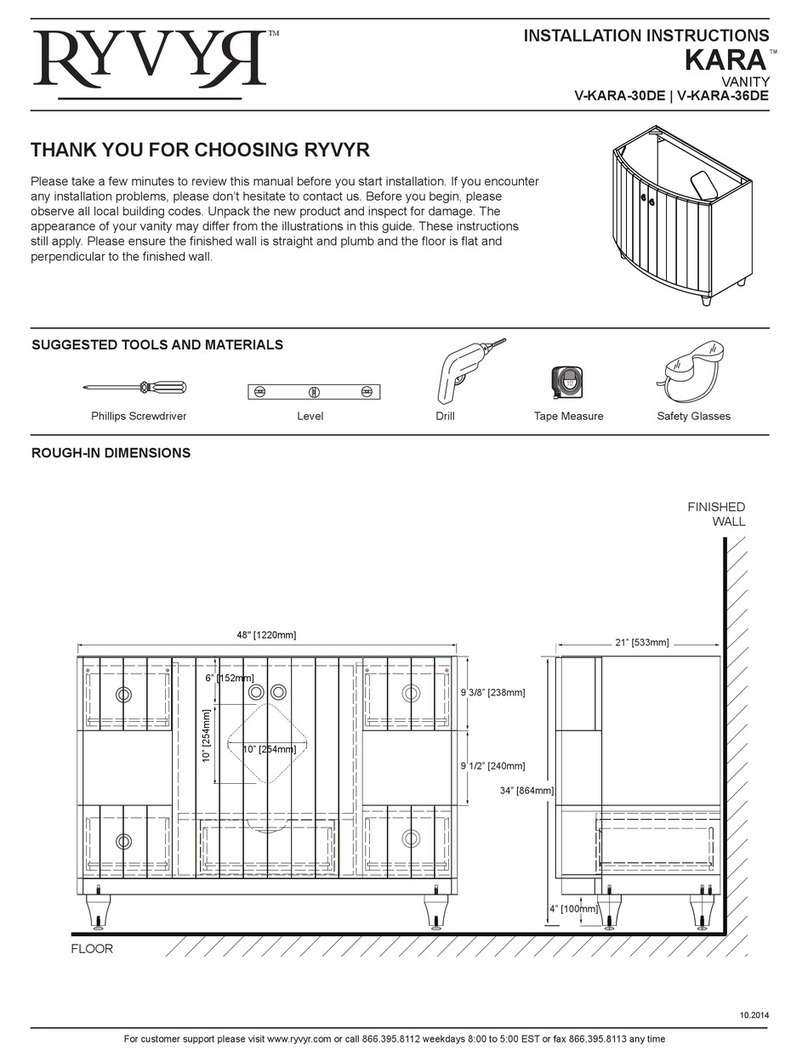 Ryvyr KARA V-KARA-30DE User manual