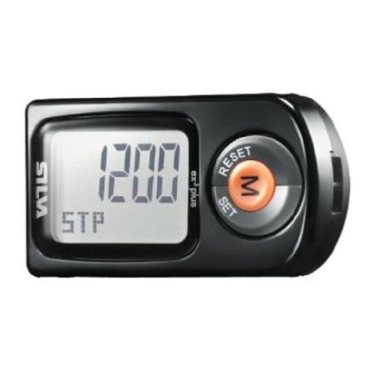 Silva Pedometer ex3plus User manual Silva Pedometer ex3plus User manual