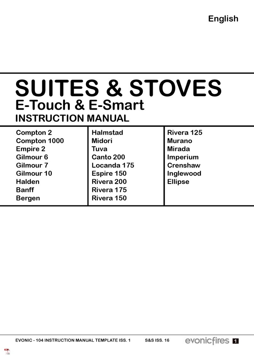 Evonicfires E-Touch instruction manual