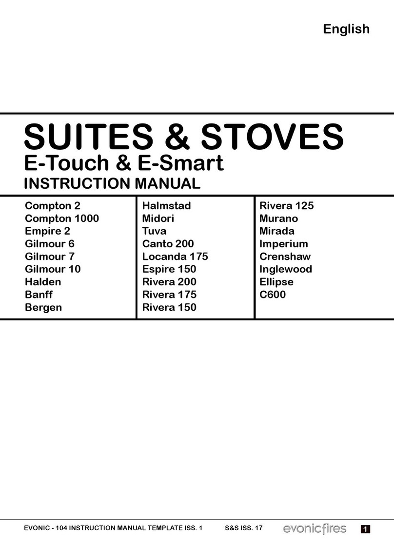 Evonicfires E-Smart instruction manual