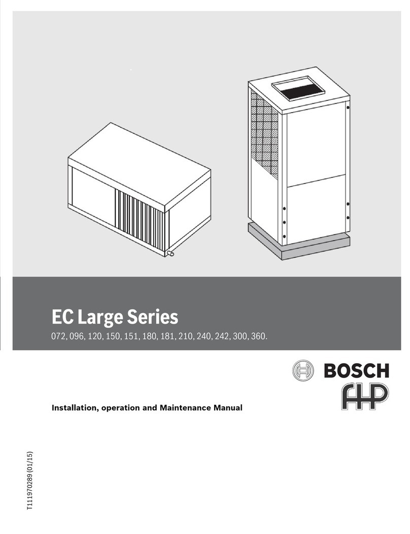 Bosch FHP EC Large Series Installation, operation and maintenance manual Bosch FHP EC Large Series Installation, operation and maintenance manual