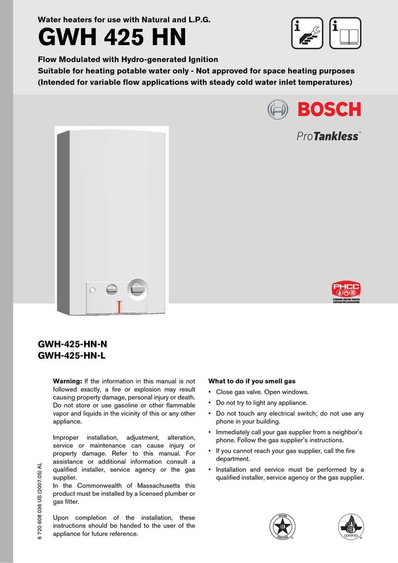 Bosch GWH-425-HN-N User manual Bosch GWH-425-HN-N User manual