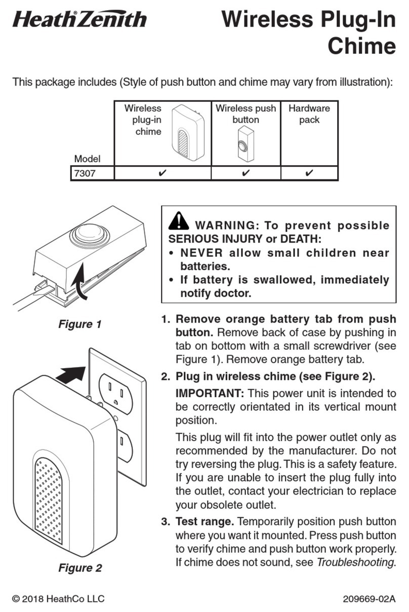 Heath Zenith 7307 User manual Heath Zenith 7307 User manual