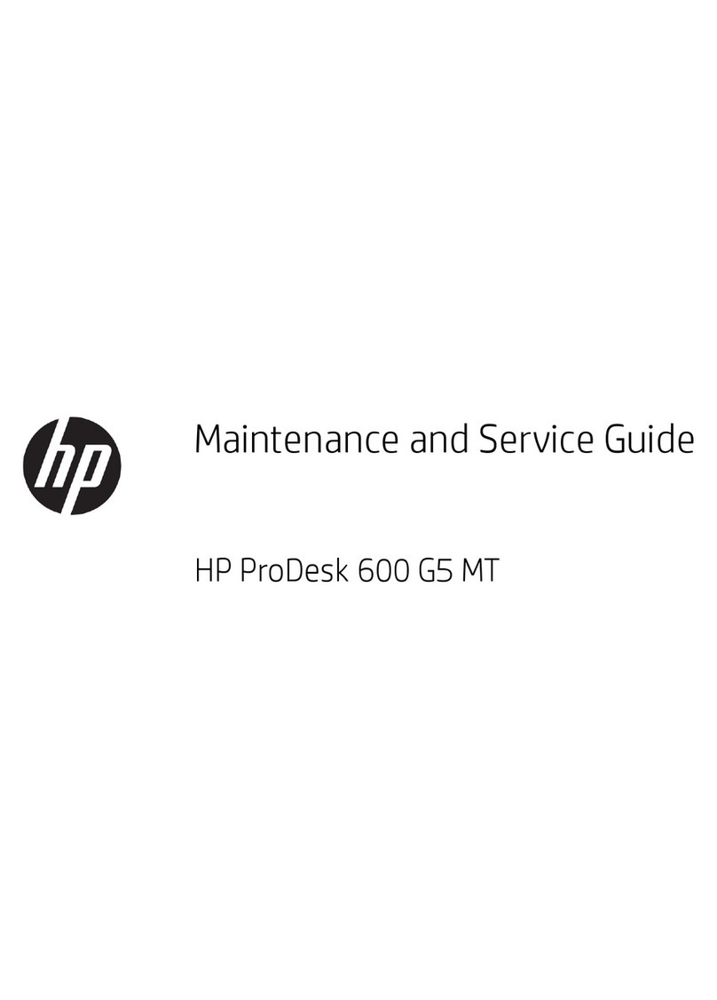 HP ProDesk 600 G5 PCI MT Manual