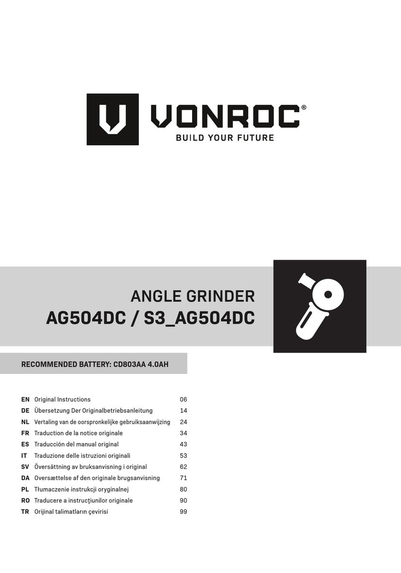 VONROC AG504DC Original instructions