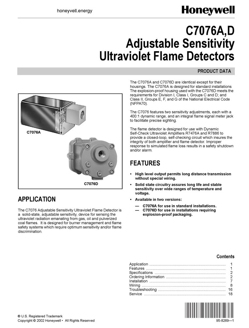 Honeywell C7076D1027/U manual