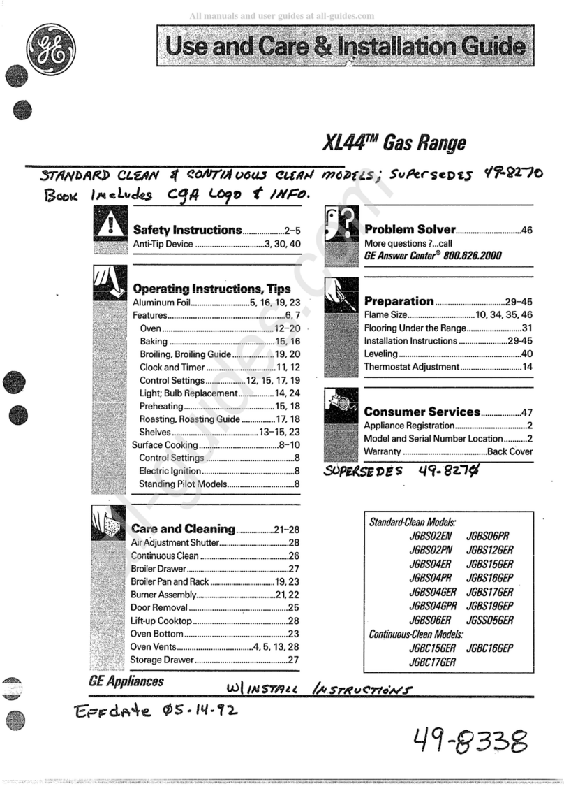 GE XL44 JGBS02EN Training manual